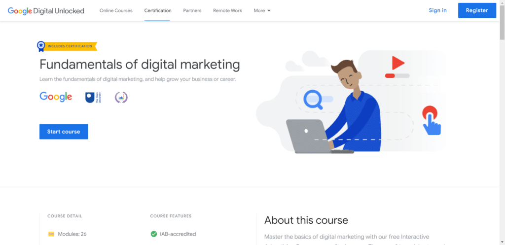 Fundamentals of Digital Marketing by Google