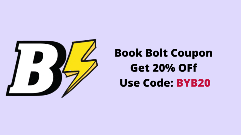 Book Bolt Coupon Code 2023: 20% Off Official Discount