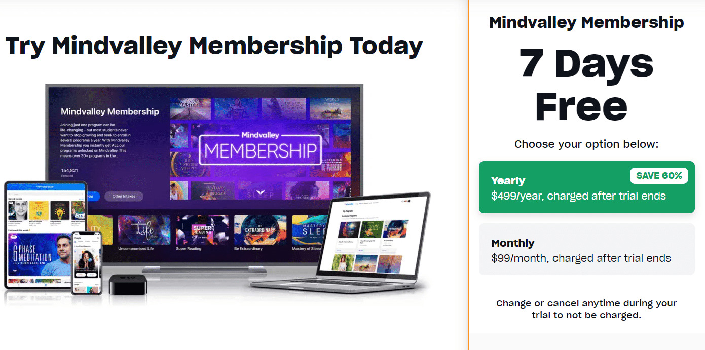 Subscribe Now To Mindvalley Membership