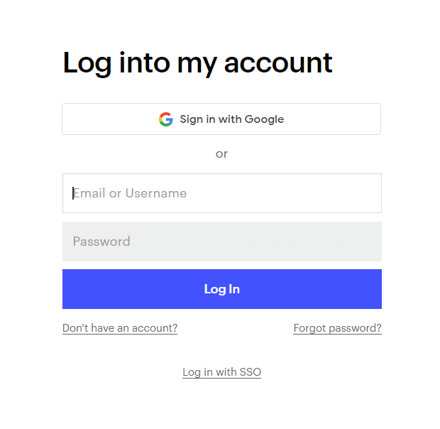 create an account on webflow