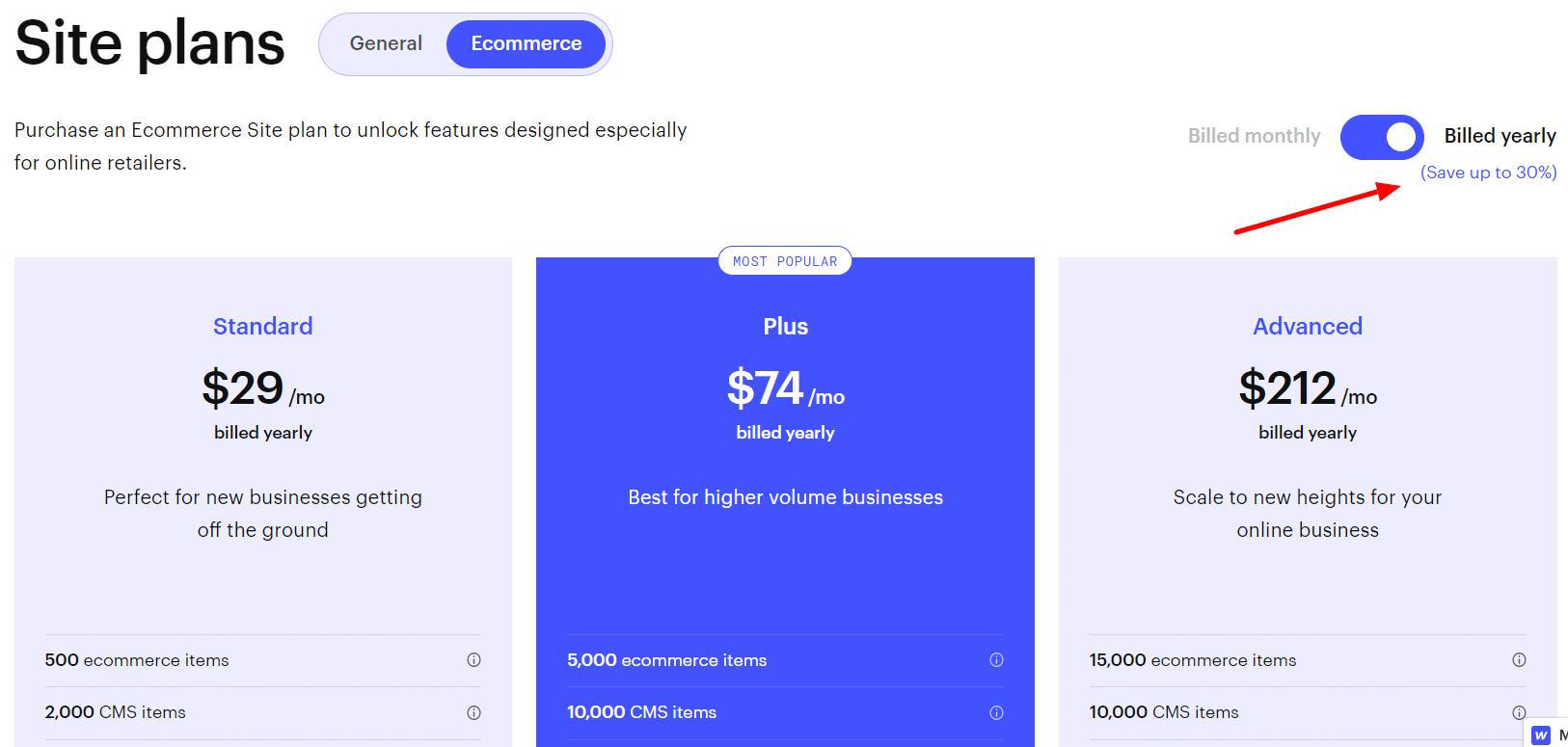 webflow ecommerce discount plans