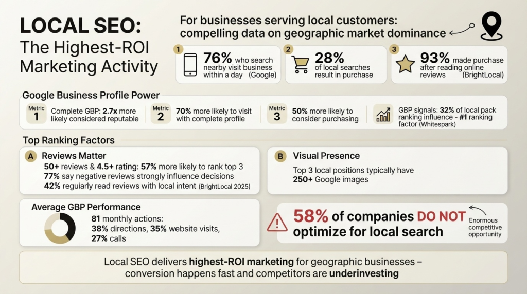Local SEO Statistics: Dominating Your Geographic Market
