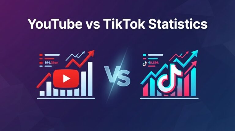 YouTube vs TikTok Statistics