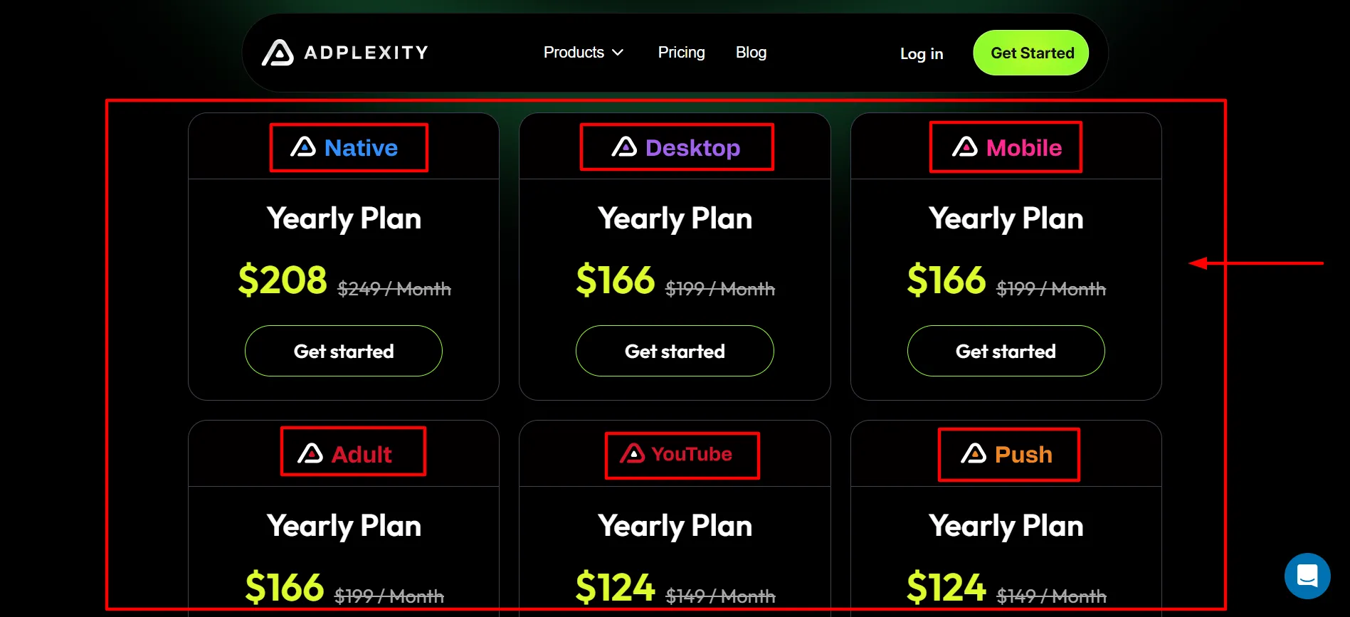Adplexity login step 1