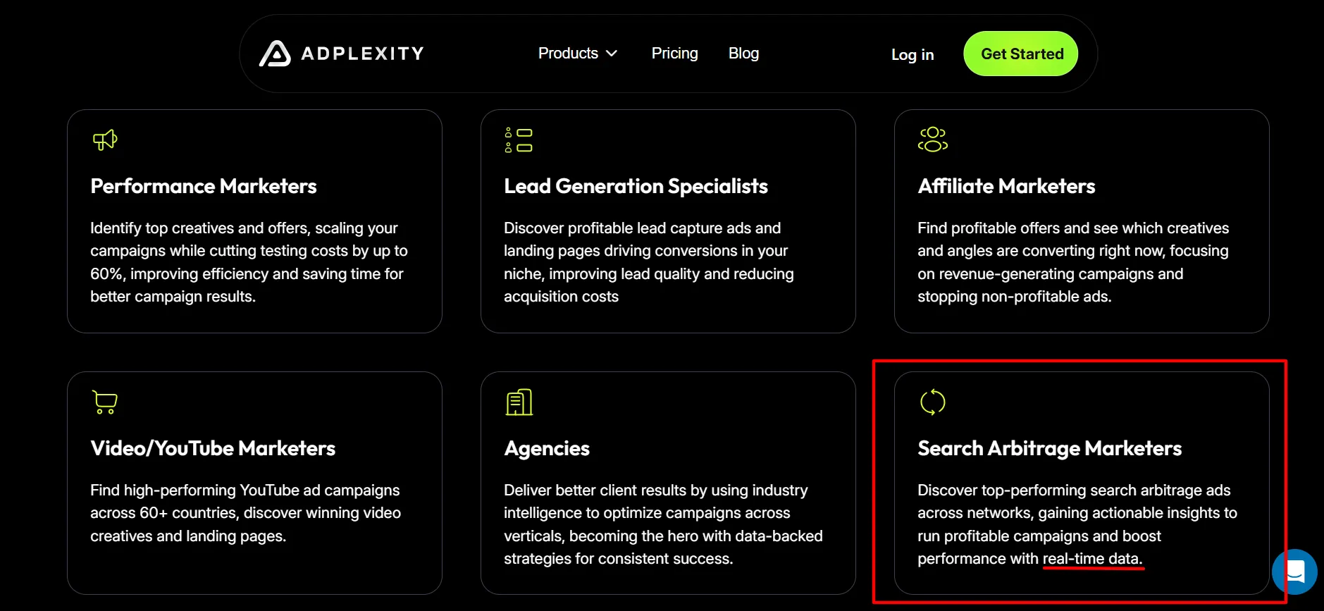 Adplexity real time data
