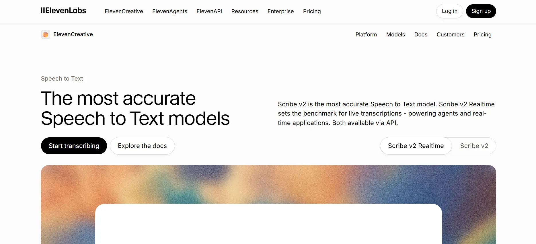 ElevenLabs Speech to Text
