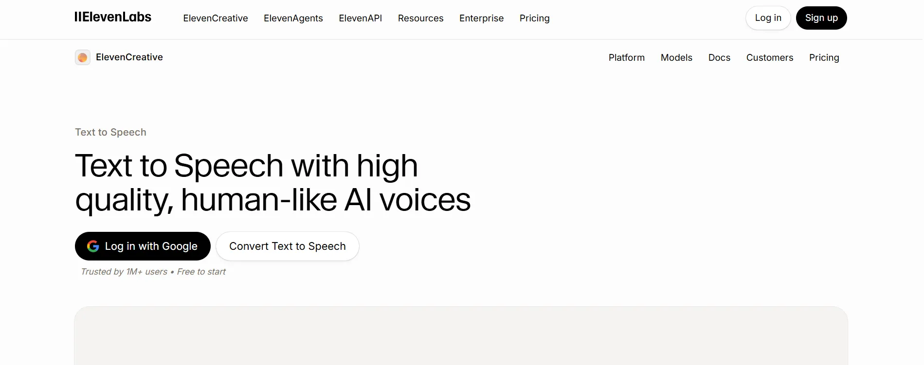 ElevenLabs Text to speech