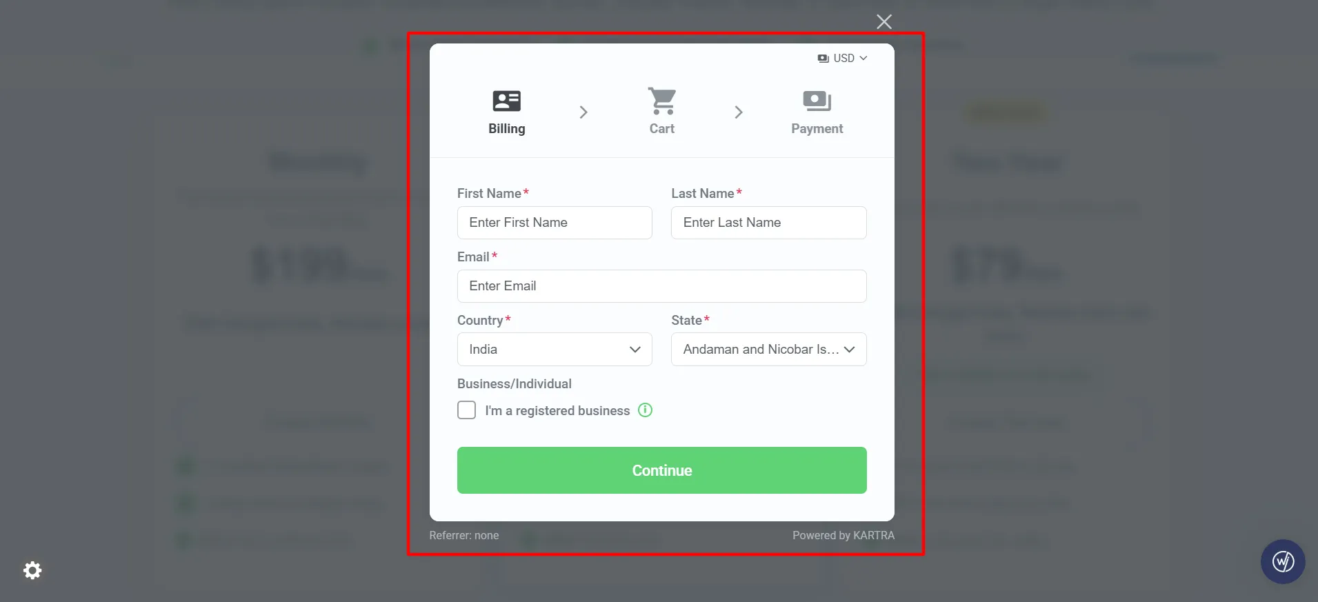 Everwebinar login step 5