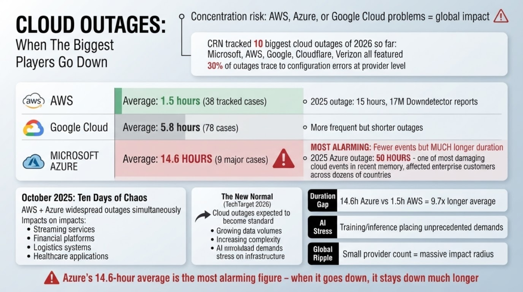 Cloud Outages: When the Biggest Players Go Down