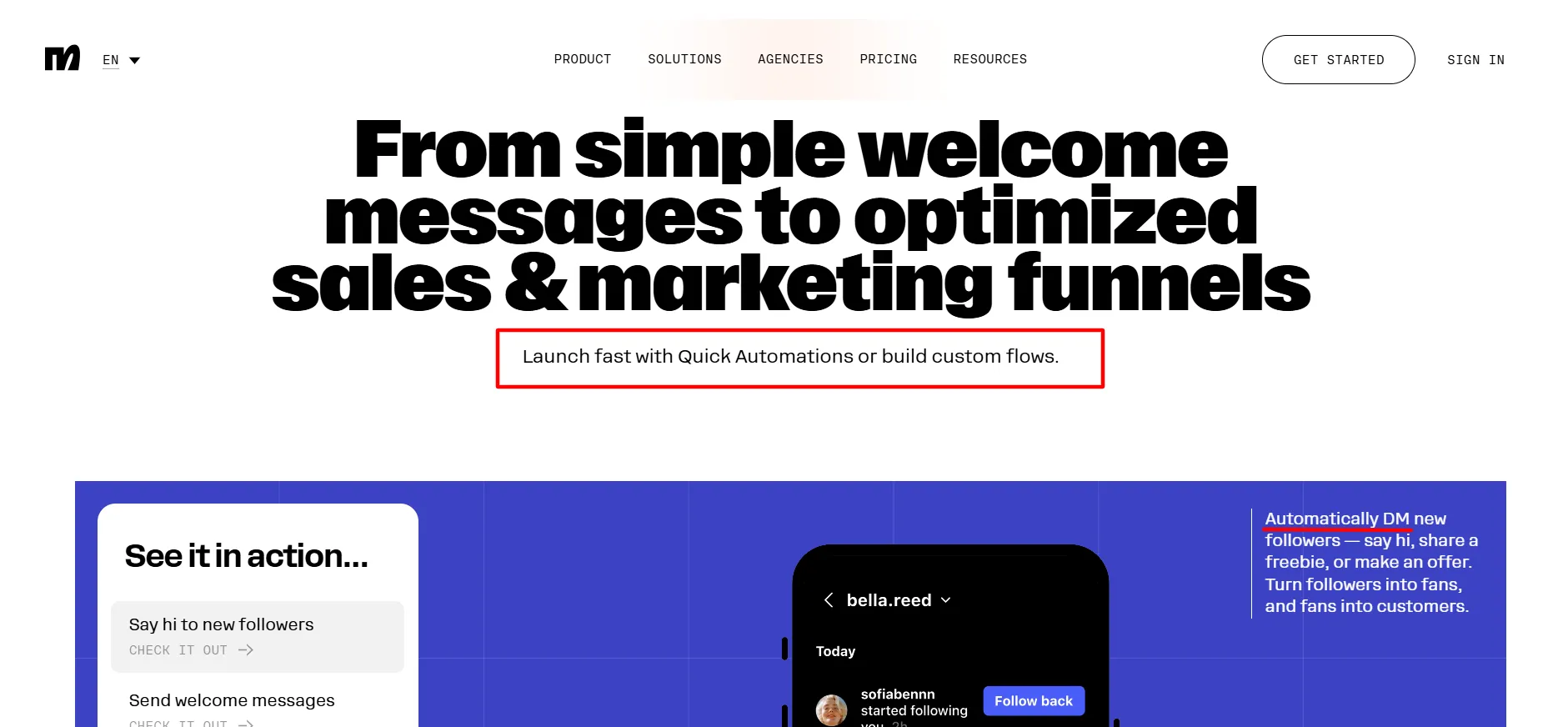 Manychat automation