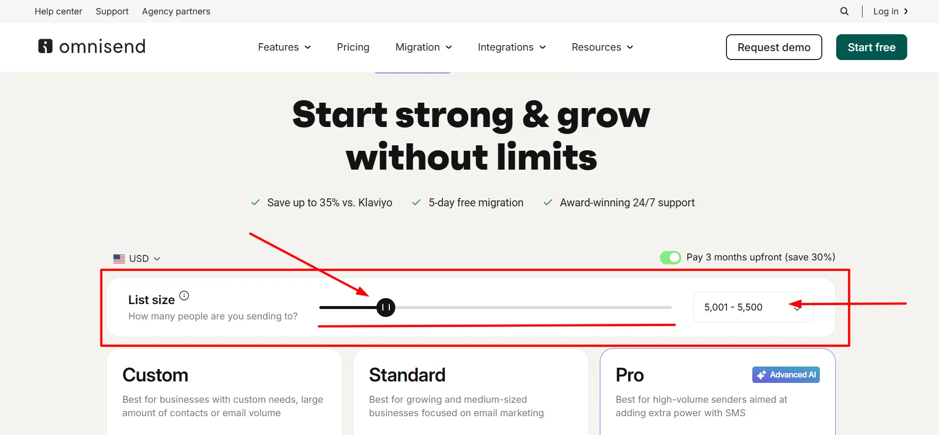 Omnisend login step 2