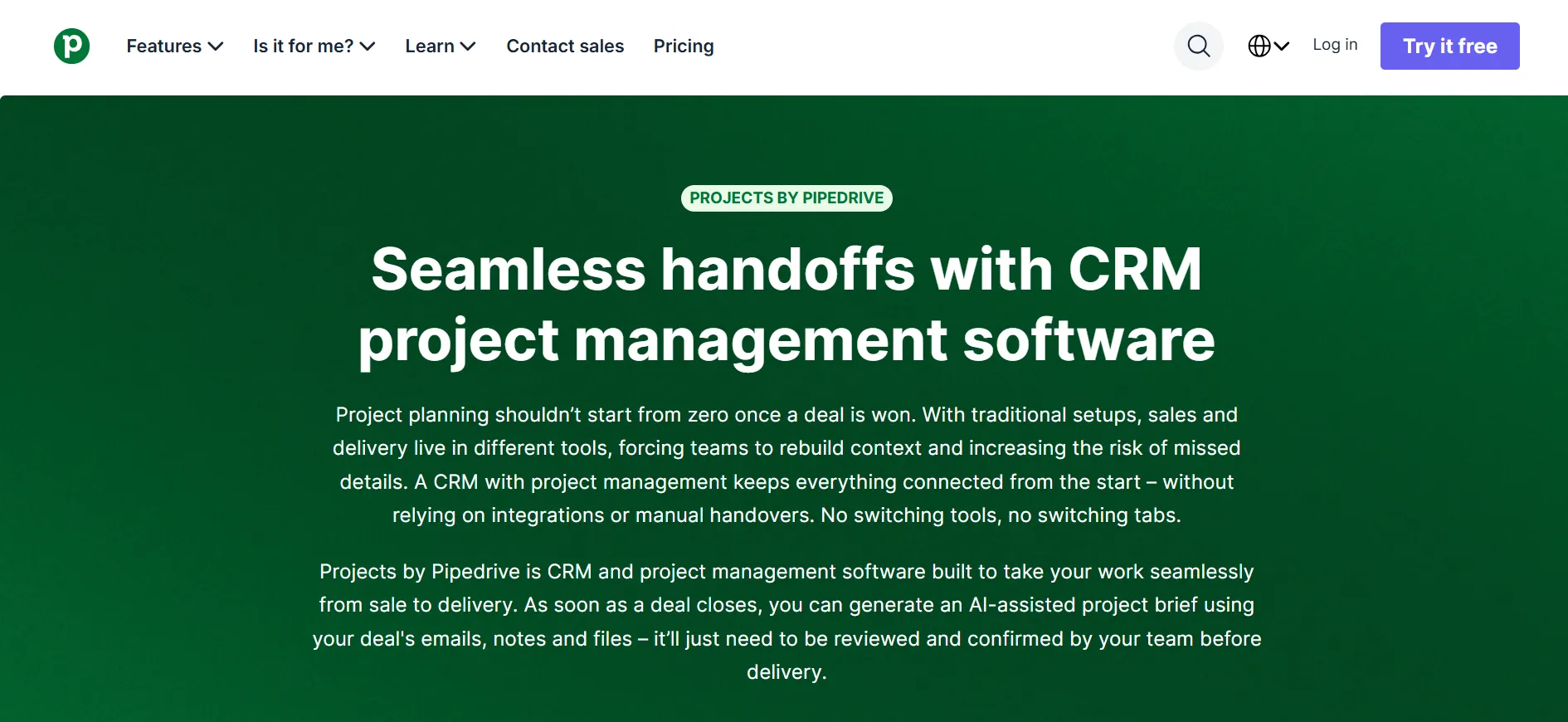 Pipedrive Projects