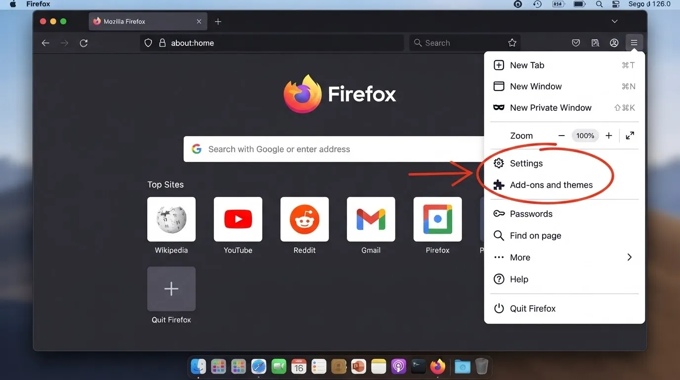 Set Up a Proxy in Firefox Step 2