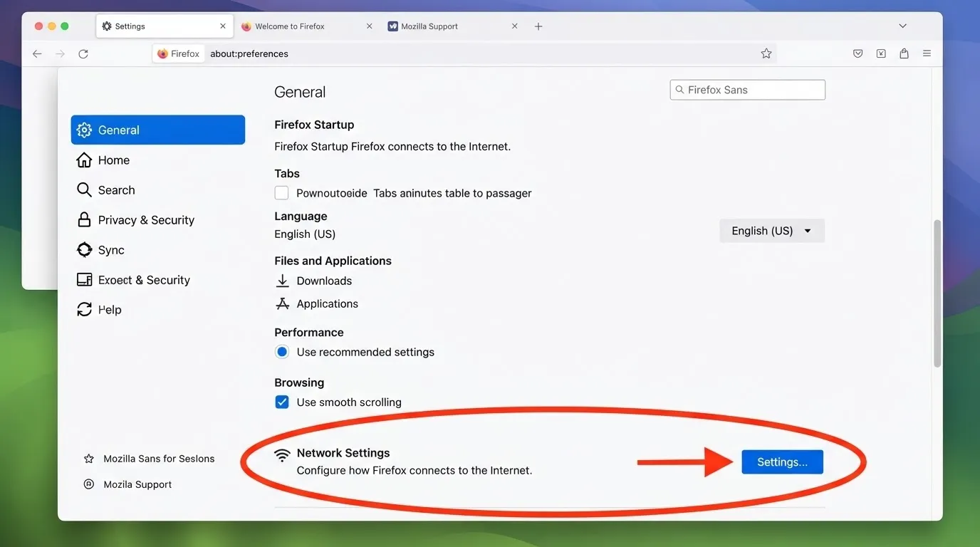 Set Up a Proxy in Firefox Step 3