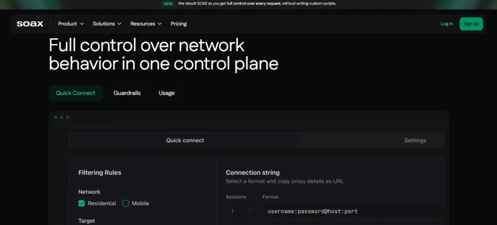 overview of Soax Proxy