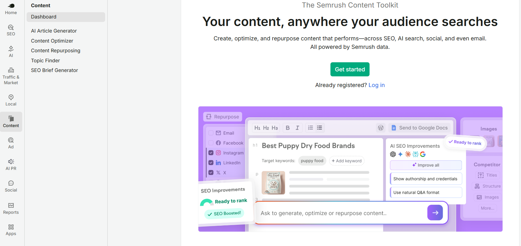 semrush content marketing
