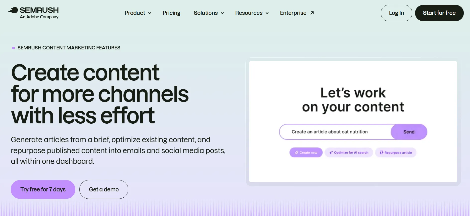 semrush content marketing