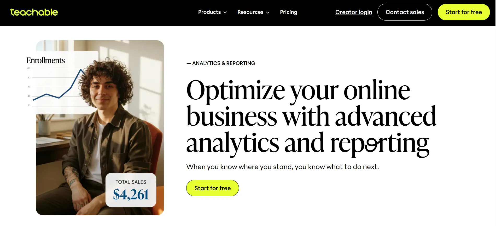 Teachable Analytics and Reporting