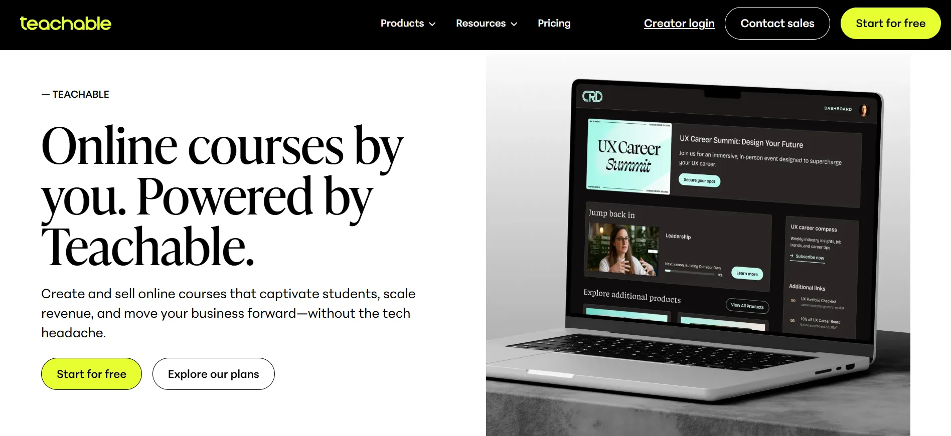 Teachable Course Builder