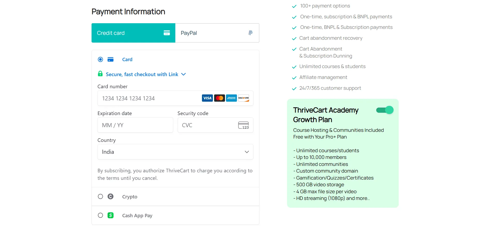 ThriveCart login step 7