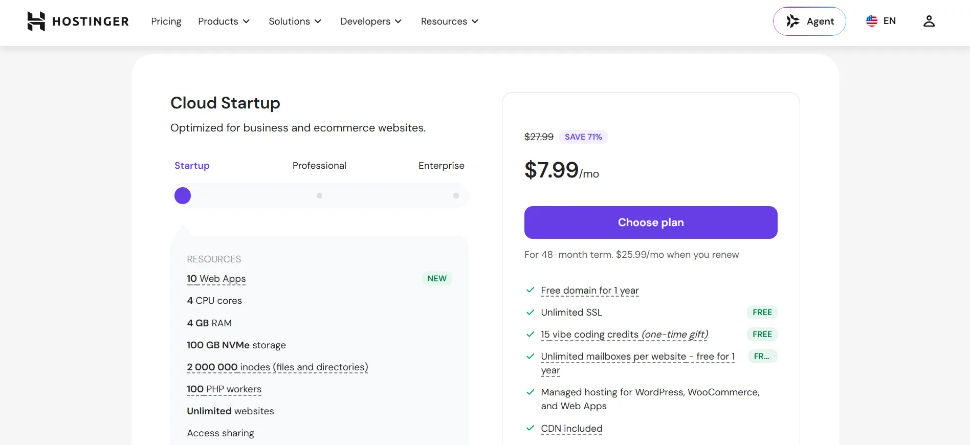 Hostinger Cloud Hosting