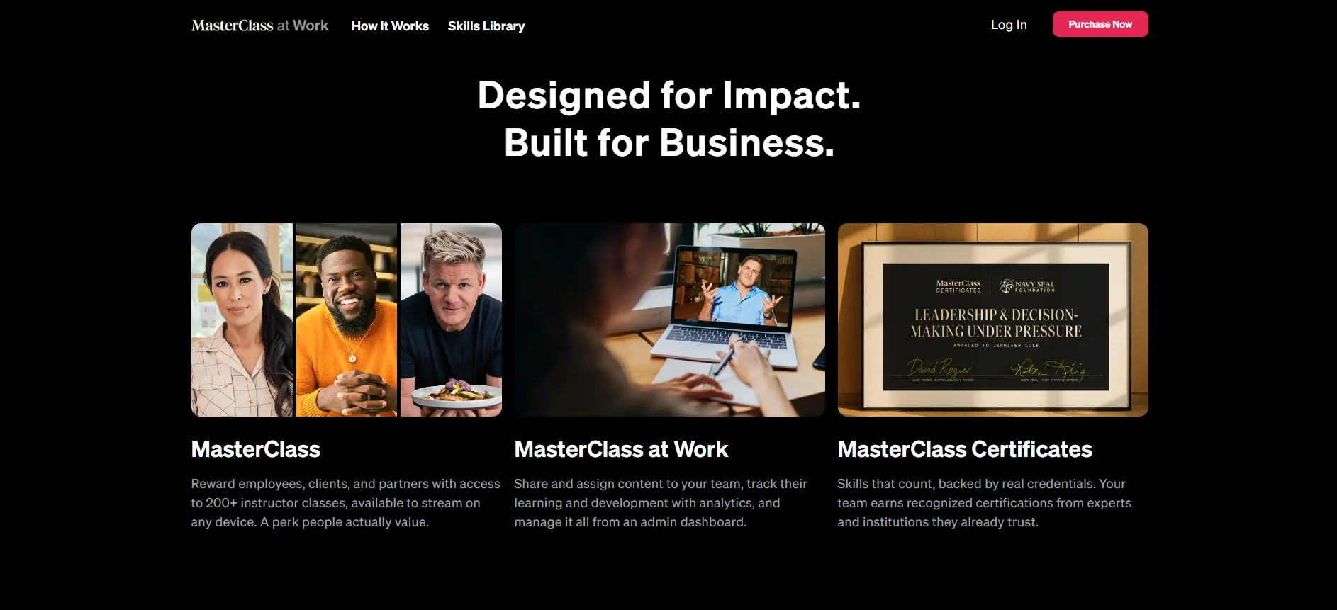 masterclass features