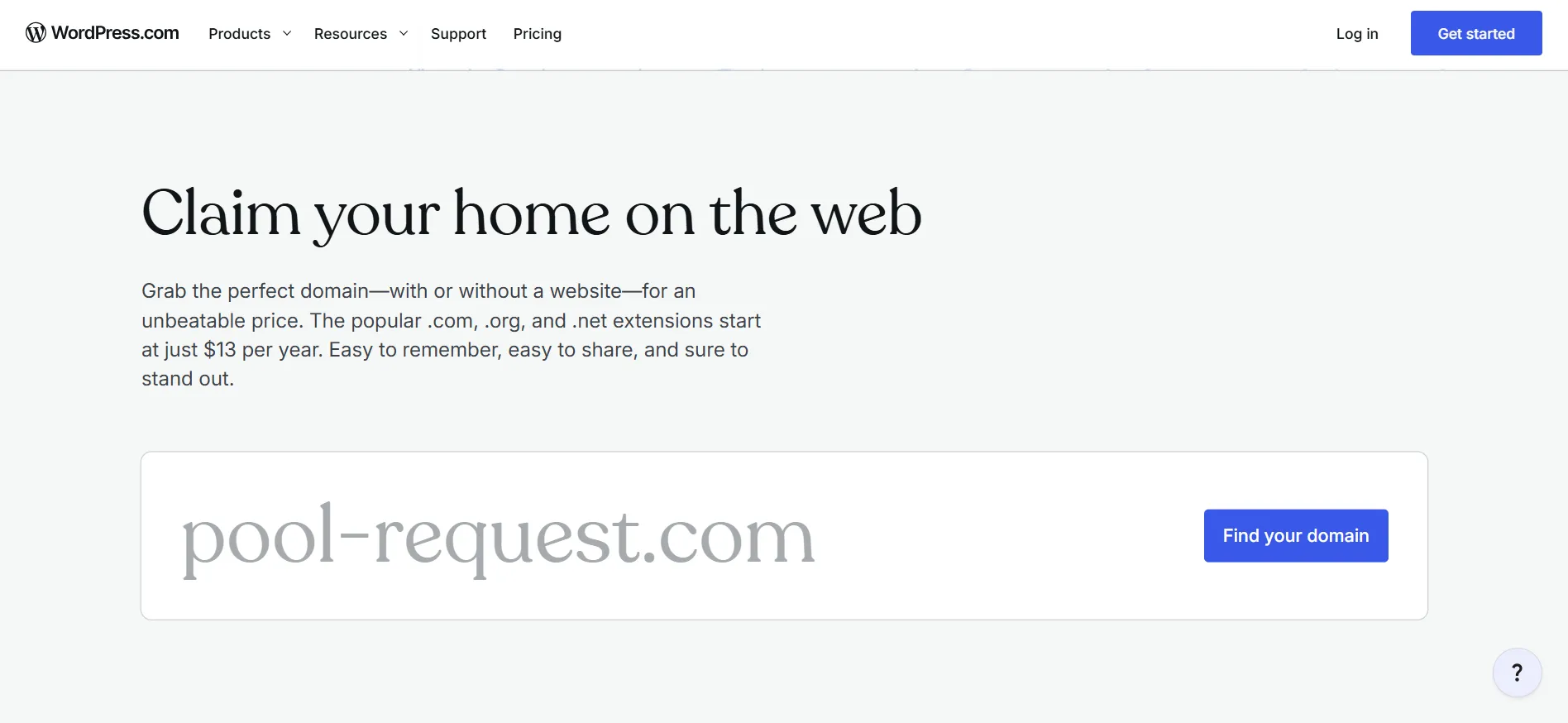 Wordpress Domain