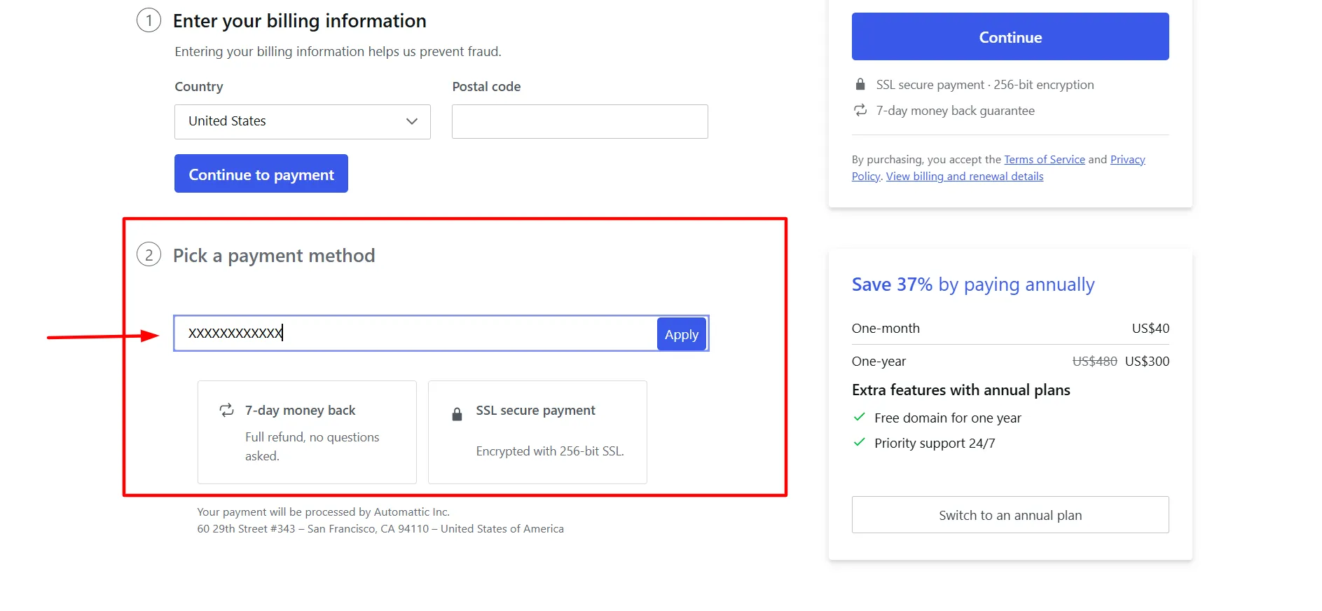wordpress login step 5